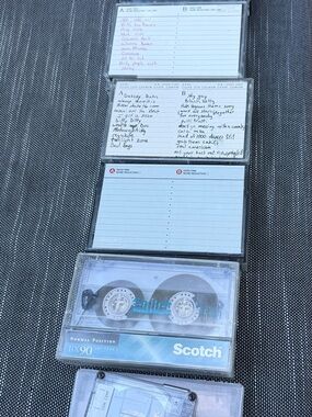 Scotch BX90 Clear Audio Cassette Tape - Blue/Clear